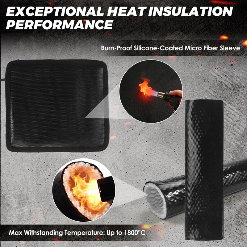 Dizetion 6 Inch Suppressor Cover - 1200°F Heat Resistant, Detachable