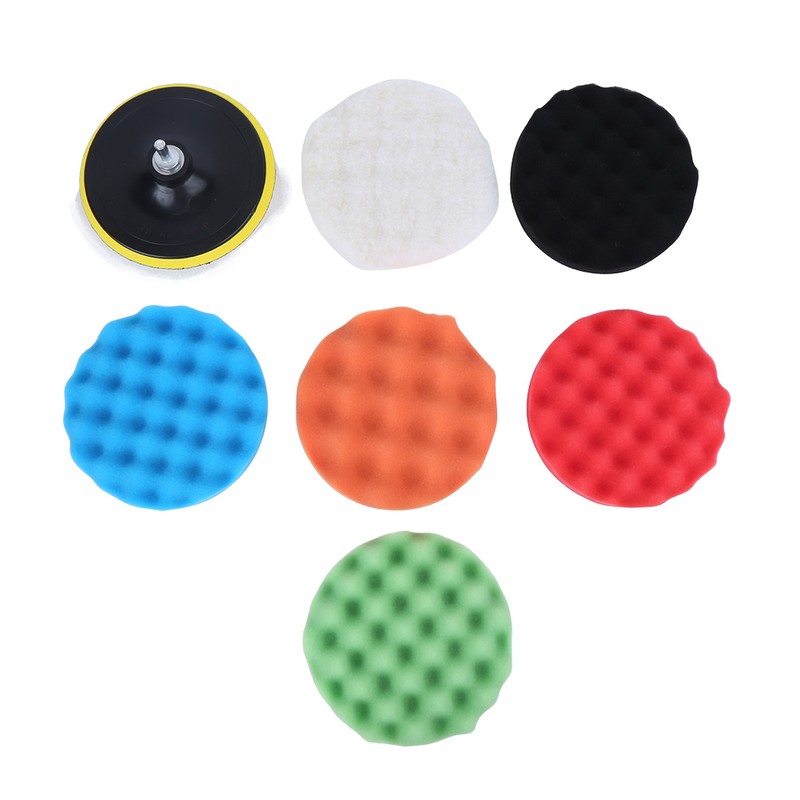 6inch Sponge Polisher Waxing Buffing Disc Pads Wool Polishing Wheel