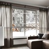 Large Zippered Transparent Windproof Window Insulation Film (310x125) for Winter Wind Barrier