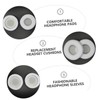 SHOWERORO 1pair Round Ear Pads Comfortable Headset Sleeves for Noise
