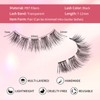 Natural Clear Band False Eyelashes Wispy Faux Mink Lashes Cat