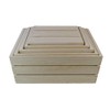 Poole & Sons INC. Wooden Crate Nesting Set 5 Piece