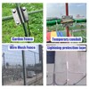 1/2" Line Rail Clamp for Chain Link Fence, Greenhouse Cross