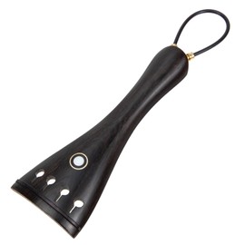 Kisangel 1 Set Durable Ebony Violin String Board Replacement Tailpiece Accessory for Enhanced Sound Lightweight Design for Violin Lovers