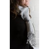 Tumia LAC Alpaca Scarf - Light Grey