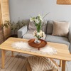 URROMA Vintage Lace Doily, 40cm*90cm White Table Cover with Lace