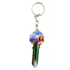 Unbranded San Judas Tadeo Key Ring  - St. Jude Thaddeus Mexico Key Chain Spare Key