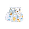 Chicco Unisex Baby Soft Cotton Feeding Bibs (Pack of 5),
