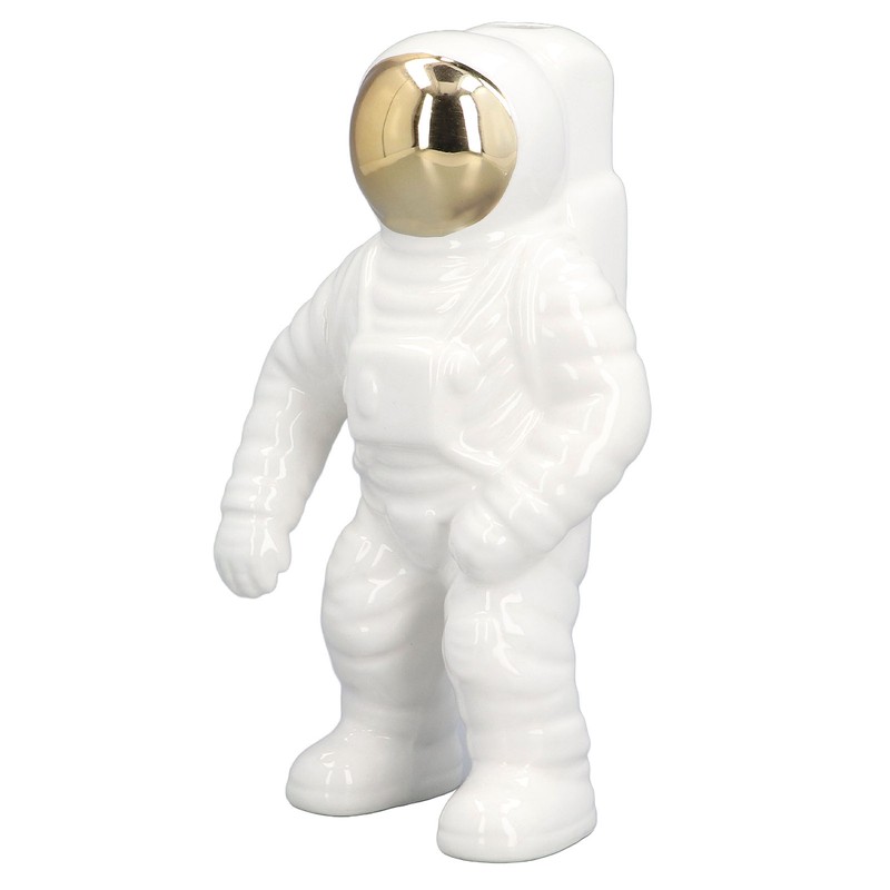 Ceramic Space Man Astronaut Figure Statue Modern Space Man Vase