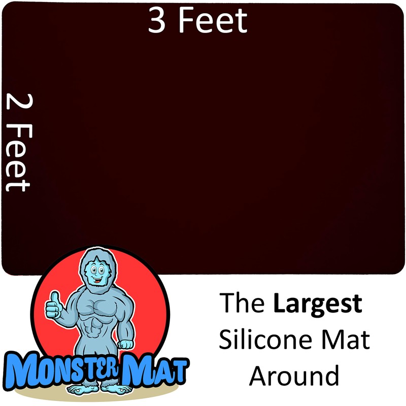 MonsterMat 36x24 Inch Extra Large Silicone Table Protector Craft Mat