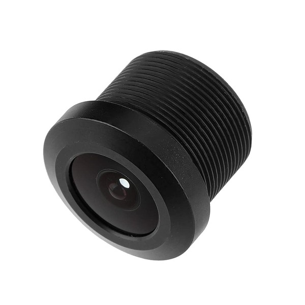 GOSOP IP Camera Lens, M12 Mount Wide 160° Angle Infrared Lens Black Color 1.8 Mm Lens (for 1/2.5" CCD Chip)