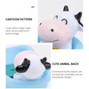 PRETYZOOM Cute Plastic Soap Dish Soap Boxes Funny Animal Cow