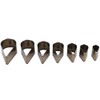 7Pcs Leather Punching Tools Drop Shape DIY Hole Punch Tool