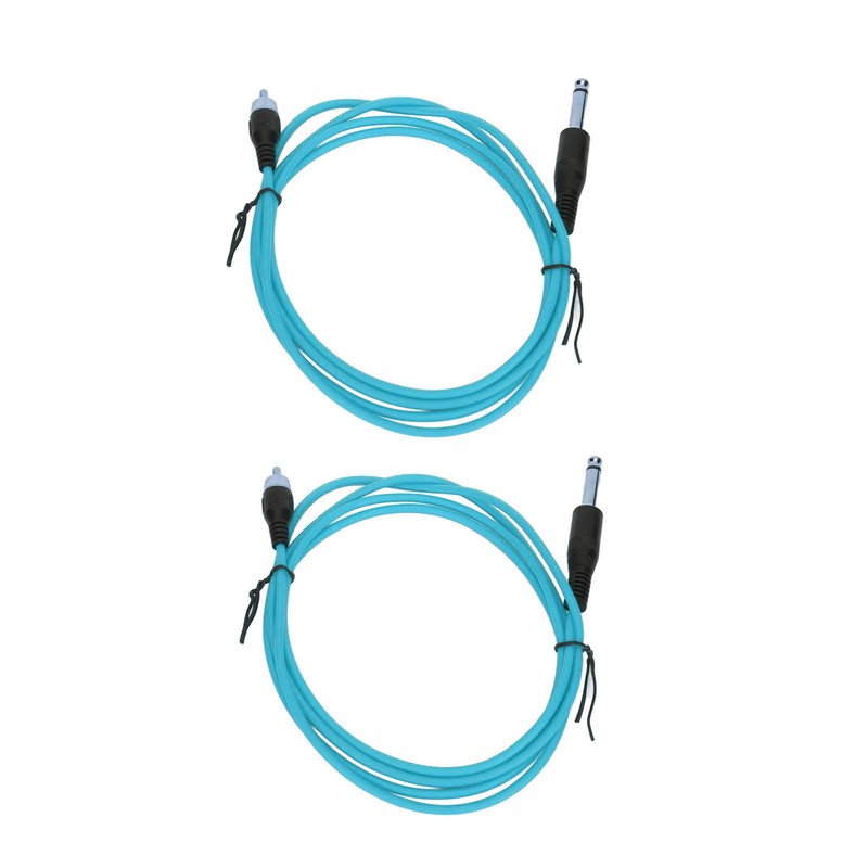 2pcs 5.9ft Tattoo Clip Cords RAC Interface Professional Copper Silicone
