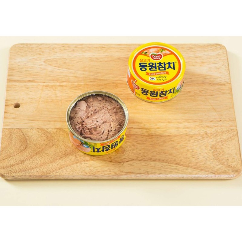 [ 8 Packs ] Dongwon tuna Light 라이트참치 100g x