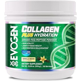 Evogen Colágeno Plus Hidratación - Colágeno de Animales Alimentados con Pasto para Mujeres y Hombres | Péptidos de Colágeno en Polvo | Colágeno en Polvo que Favorece la Vitalidad de la Piel, La Hidrat