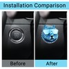 Car Push to Start Button Cover,Bulldog Push Start Stop Button
