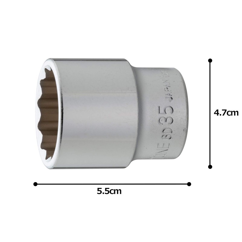 Tone Socket (12 Angles) 6D-35 Insertion Angle 0.7 inch (19.0