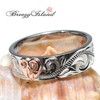 [BreezyIsland] Hawaiian Jewelry Ring, Women's Ring, Pink G Heart, Silver