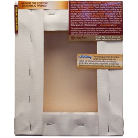 Masterpiece Artist Canvas 43017 Monet PRO 1-1/2" Deep, 8" x 8", Cotton 10.5oz - 3X - Monterey Most Popular