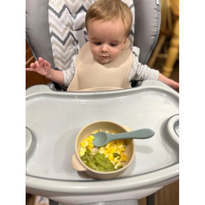 PandaEar Silicone Baby Feeding Set| 2 Divided Suction Plate +