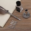 Eujgoov Quill Feather Quill Pen Set Vintage Feder Stift Tinte