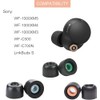 Zotech Replacement Memory Foam Ear Tips for Sony WF-1000XM4/WF-1000XM5, 6