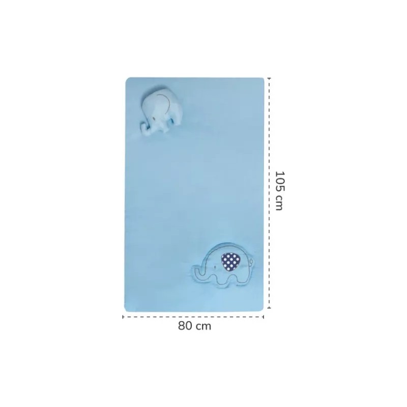 Chiqui Mundo Juego De Edredón Mini Cuna Elefantito Chiquimundo