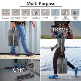 Shoe Bags for Travel, 2Pack Water-Resistant Travel Shoe Bag with Zipper, Shoe Bags for Storage and Packing, Portable Shoe Organiser Pouches for Gym Home Storage