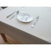 Actnow Solid Tablecloth 140x220cm Heat Resistant Thick Rectangular Tablecloth (White)