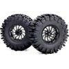HOBBYSOUL 2.2 Beadlock Wheels and Tires 124mm Tall Tyres, Mud