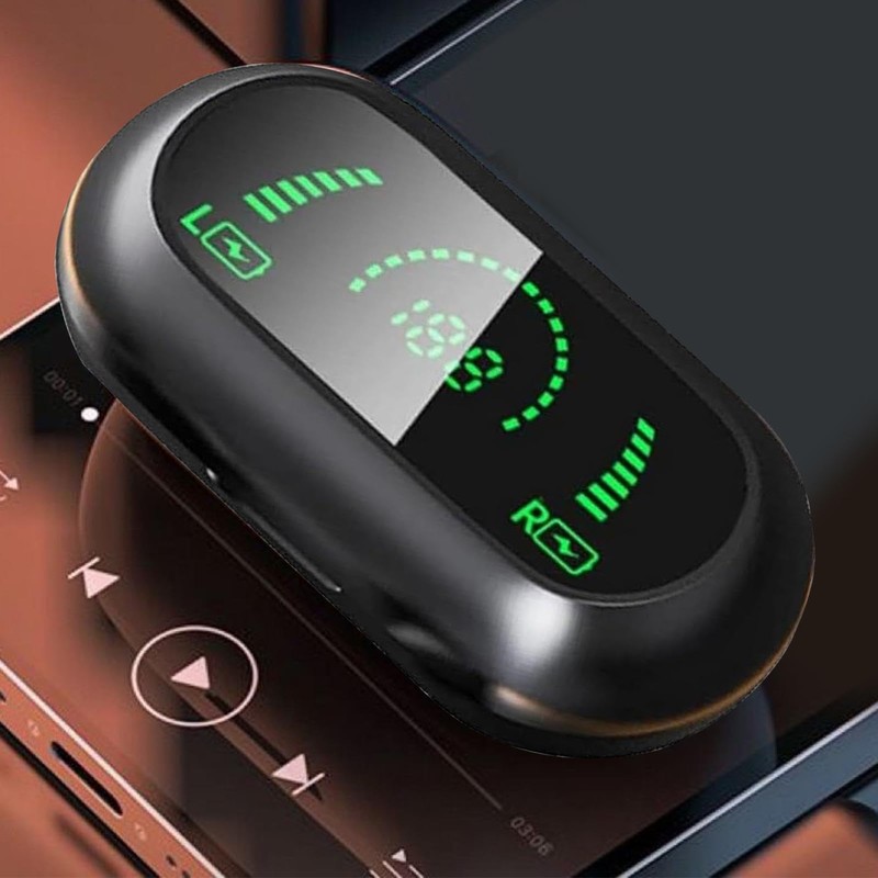 Clip On Earbuds | Clip On Workout Headphones,Long-Lasting Secure Fit,