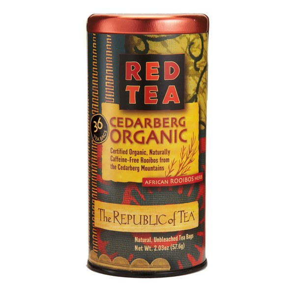 The Republic Of Tea Cedarberg Organic Red Tea, 36 Tea Bags