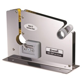 MAT Stainless Steel Premium Bag Sealing Tape Dispenser for Ground Meat Packaging System & Bag Neck Sealer: for up to 1/2 inch Wide