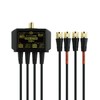 Sun Denshi 2SPA-K77W Double Divider 4K8K (3224MHz)/Terrestrial Digit/CATV Compatible, Output