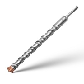 SDS Plus Hammer Drill Bits 28mm x 350mm Cross Drill Bits 4 Cutter Carbide Head Hammer Drill Bit Tungsten Carbide Tip Rotary Impact Masonry Drill Bit for Masonry, Stone, Concrete, Brick, Tiles