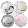 Baluue 3pcs Two-layer Shower Caps Printing for Hair Oil Treatment