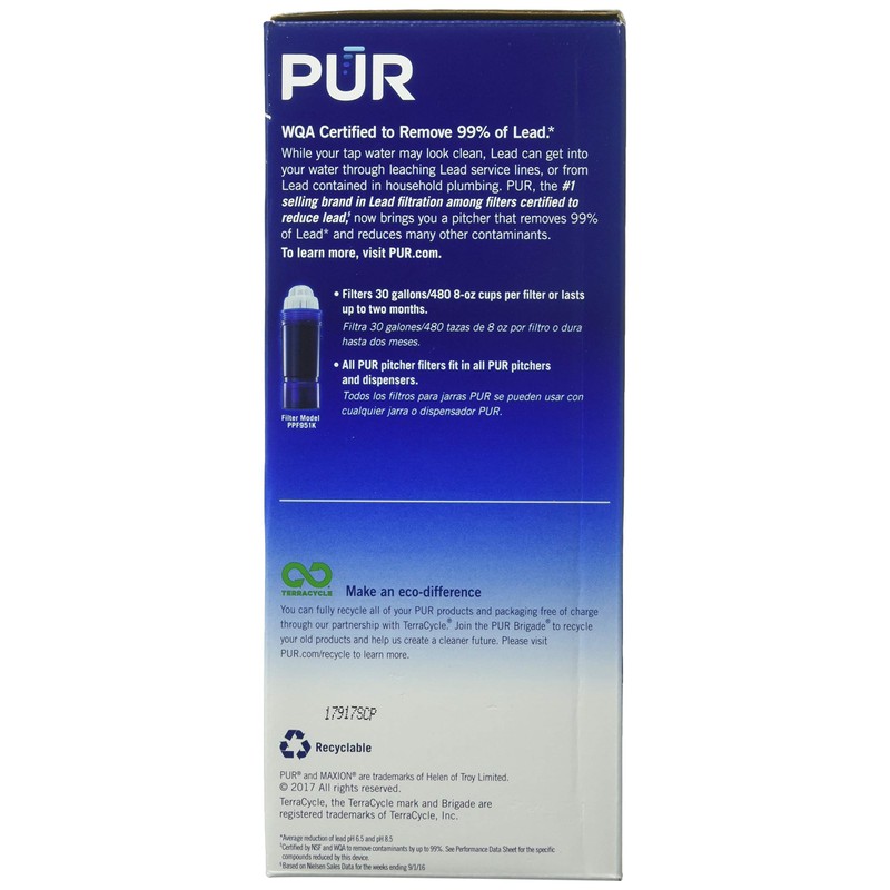 PUR MAXION Replacement Pitcher Filter - 4 PACK