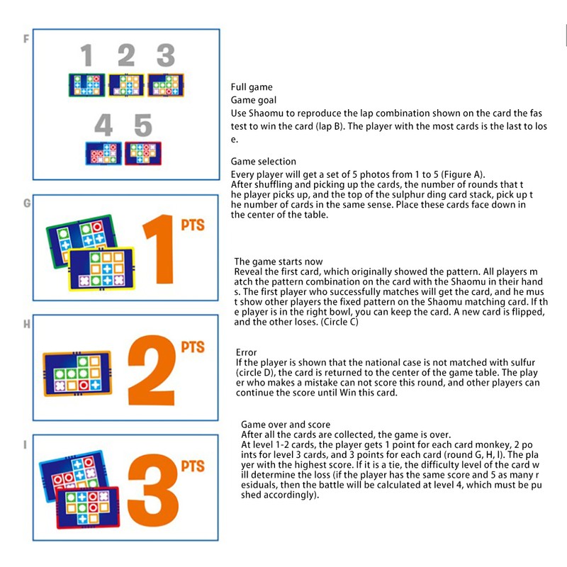 Board Game Matching Educational Logical Thinking Board Game Toy Parent