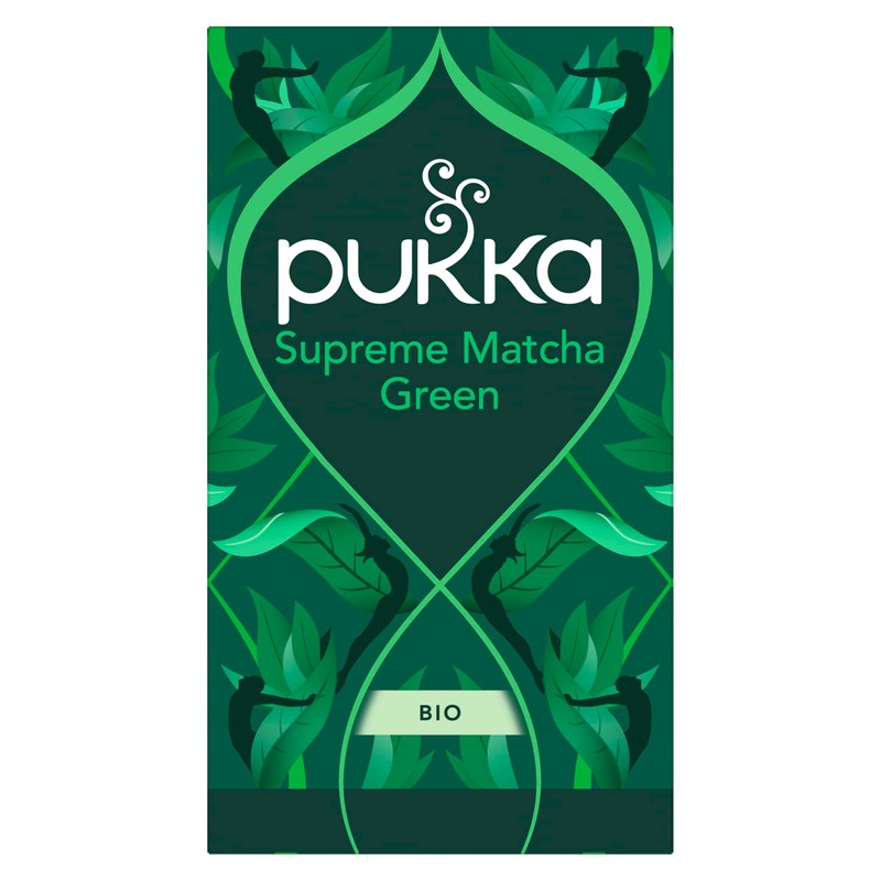 Pukka Supreme Matcha Green, Organic Herbal Green Tea with Oothu,