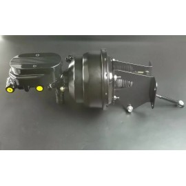 Unbranded Fits 1974-86 Jeep CJ7 7"Dual Power Brake Booster Master Cylinder Bracket Kit