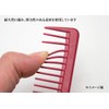 Hongo No.107 Professional Cut Comb, Wet and Dry Use, Blue,
