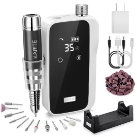 Karite Professional Nail Drill Machine for Acrylic Nails, 35000 RPM Electric ...