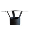 FOXY METAL FABRICATION CHIMNEY CAP,RAIN CAP,CHIMNEY COWL TO FIT 4''/100MM