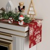 XCHI Red Let it Snow Snowflake Winter Christmas Xmas Table