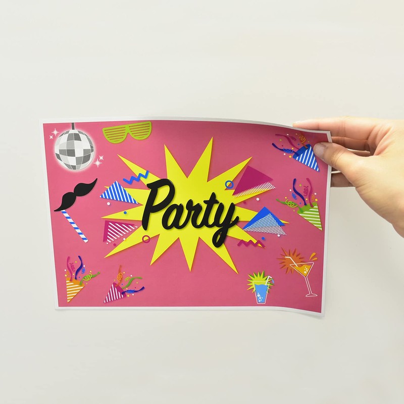 Printable Magnetic Sheets, Inkjet Printable Matte Paper, A4, White, Design