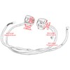 HCmotorku Motorcycle 1" 25mm Handlebar Switch Control with Wiring Harness