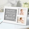 ZONJIE Baby First Scan Photo Frame, Wooden Baby Sonogram and