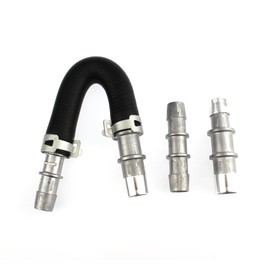 ANP PUAUTO Upgrade Aluminum Engine Heater Core Bypass kit With 5/8" 3/4" Hose Universal Fit Replaces 626-001 (Heater Hose Assembly)