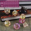 CiaraQ DND Polyhedral Dice Set with Dice Bag for Dungeons